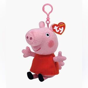 Ty Beanie babies Peppa Pig Plush Clip NWT